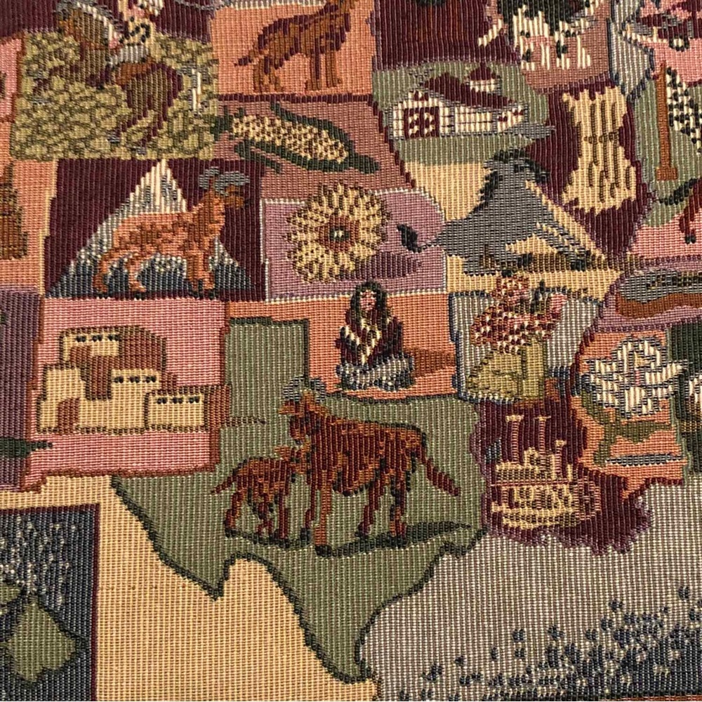 Tapestry - USA Map - Ready to hang - Picture 3 of 7